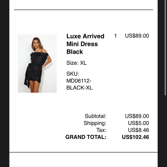 SEQUIN HOLIDAY DRESS - Picture 2 of 4